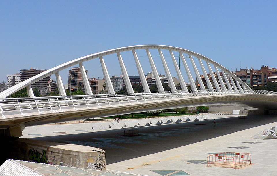 Exhibition Bridge in Valencia