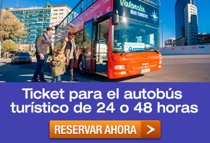 Valencia ticket para el autobus turistico de 24 o 48 horas