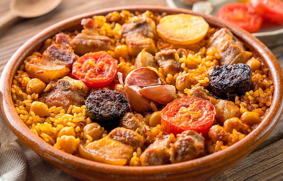 Arroz al horno valenciano