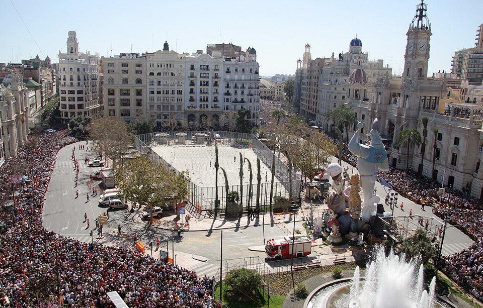 La mascleta de Valencia