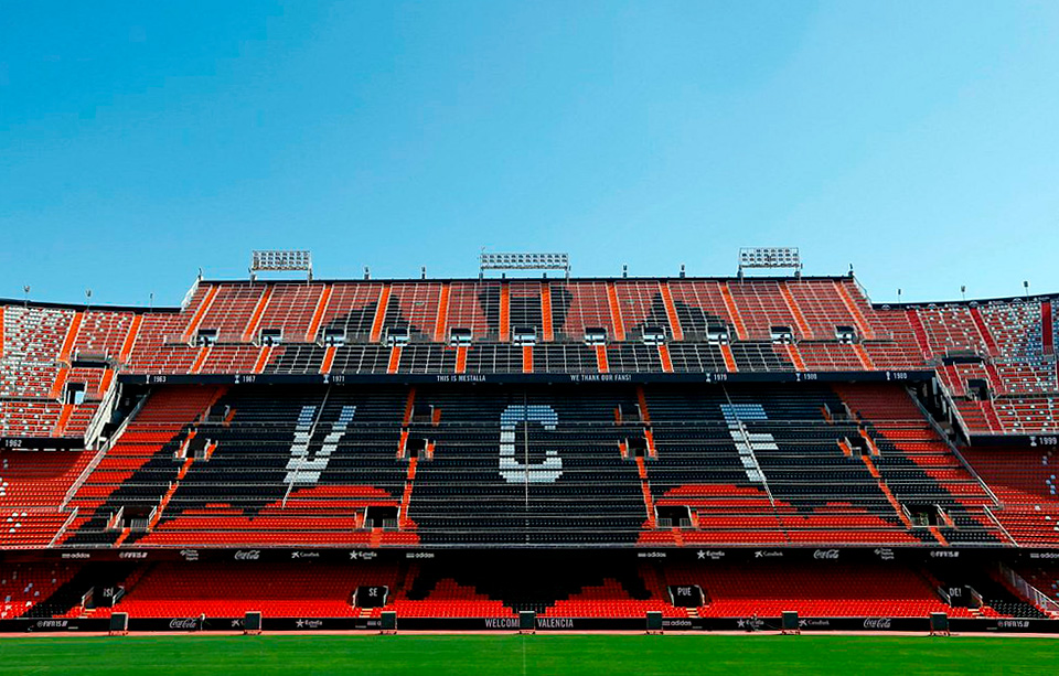 Visite le stade de football du Valencia CF