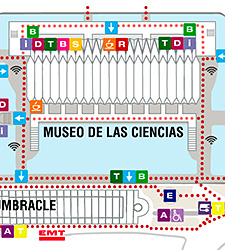 Mapa de la Ciudad de las Artes y las Ciencias